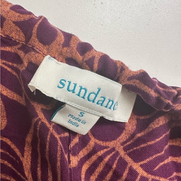 Sundance Pants Boho Colorful Casual Tie Waist Vacation Floral Hippie Size Small - Picture 5 of 6